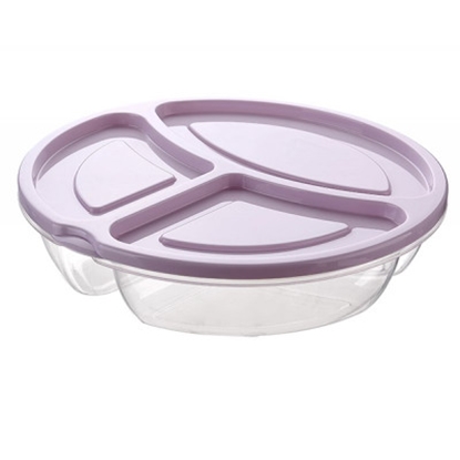 Picture of ROUND FOOD BOX WITH COMPARTMENT